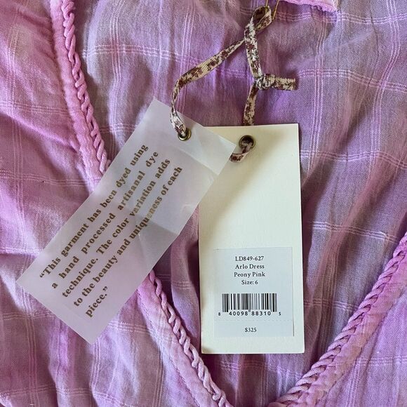 LoveShackFancy Arlo Dress in Peony Pink NWT!🎀 - Picture 7 of 10